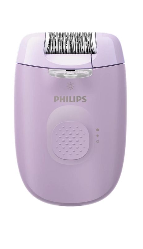 Эпилятор  Philips Series 2000 дисковый, от сети, сух., с подсветкой, насадок-3, фиолетовый