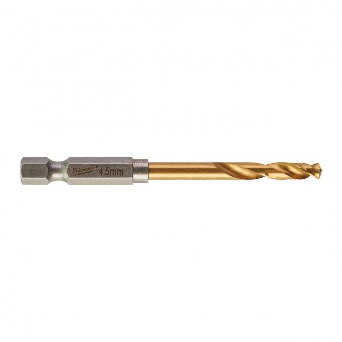 Сверло по металлу Milwaukee RedHEX HSS-G TiN, 4.5х29х76мм