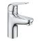 Смеситель для раковины Grohe Swift дл. излива - 82мм, неповоротный, 1 рычаг, хром