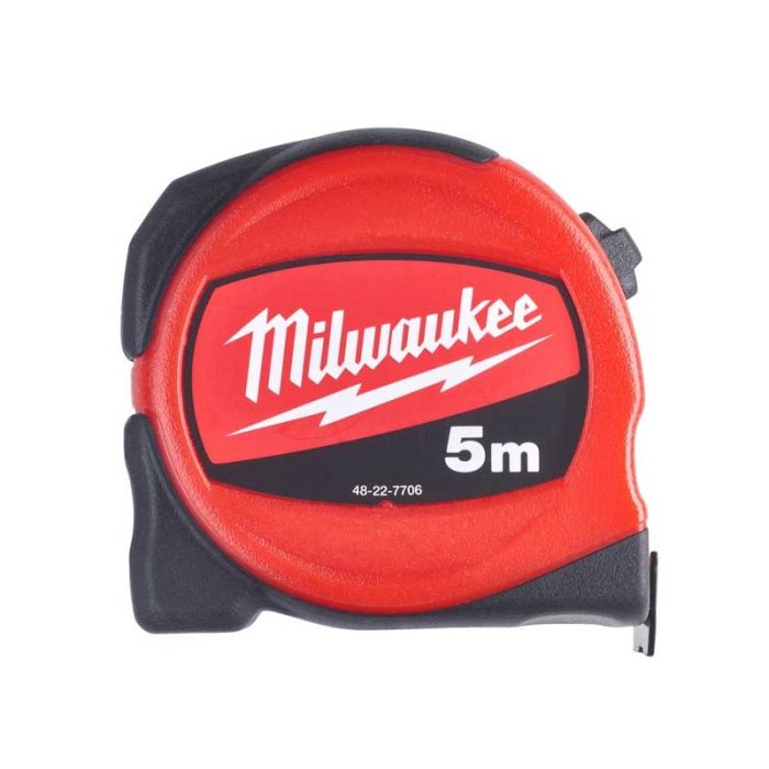 Рулетка Milwaukee, 5мх25мм, з фіксатором змотування, АБС-пластик