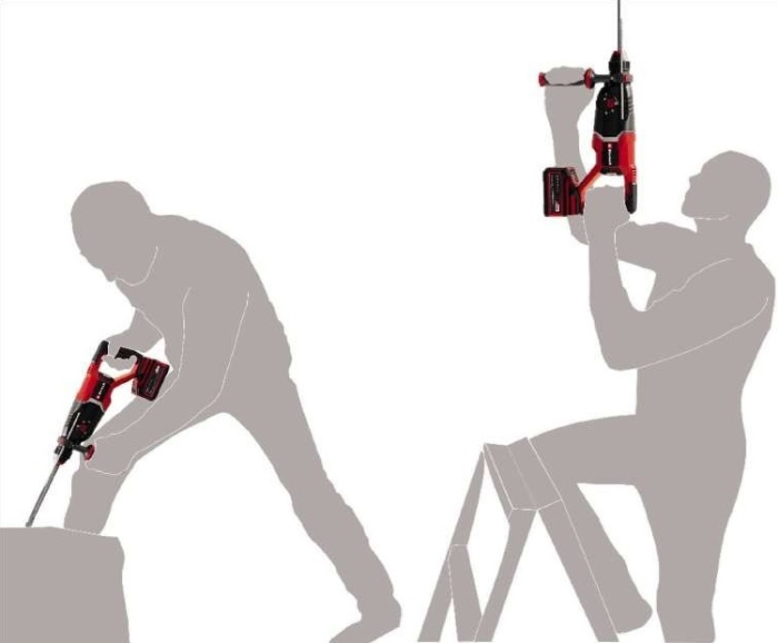 Перфоратор акумуляторний Einhell Professional TP-HD 18/26 D Li BL - Solo PXC 18В 2.6Дж 2.9кг кейс без АКБ та ЗП