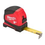 Рулетка Milwaukee Pro Compact, 3мх16мм, з фіксатором змотування, АБС-пластик