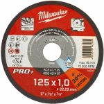 Диск відрізний Milwaukee по металу PRO+, 125х1х22.2мм