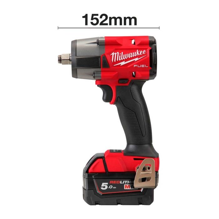 Гайковерт ударный аккумуляторный Milwaukee M18 FMTIW2F12-502X 18В АКБ 2х5А·час 0-2575об·мин 881Нм 1/2" ЗП M12-18FC кейс 6.28кг