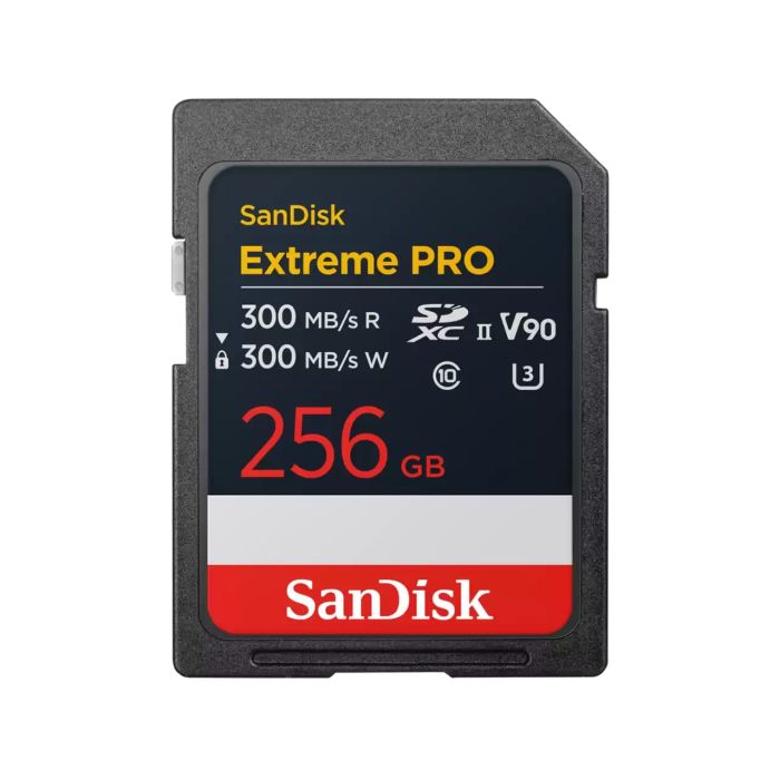 Карта памяти SanDisk SD  256GB C10 UHS-II U3 R300/W300MB/s Extreme Pro V90