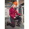 Каска захисна Neo Tools, пластик поліпропілен HDPE, пряжка для регулювання, помаранчевий