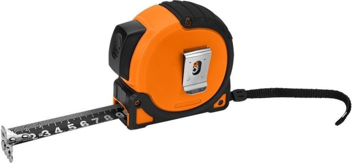 Рулетка Neo Tools Super Black, 5мx25мм, з фіксатором змотування, магніт
