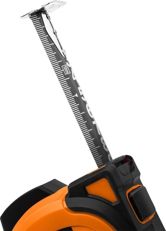 Рулетка Neo Tools Super Black, 5мx25мм, з фіксатором змотування, магніт