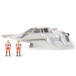 Ігрова колекційна фігурка Star Wars Medium Vehicle Транспорт та фігурка Snowspeeder (Luke Skywalker) 12.5см
