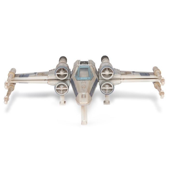 Ігрова колекційна фігурка Star Wars Medium Vehicle Транспорт та фігурка X-Wing (Blue 1) + Antoc Merric & R2-R9 12.5см