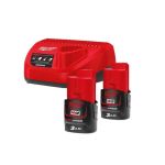 Набір акумулятора та зарядного пристрою Milwaukee NRG-302 12В 2х3А·год Redlithium M12 ЗП С12C