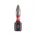 Біти Milwaukee Shockwave, набір 2шт, PZ1х25мм