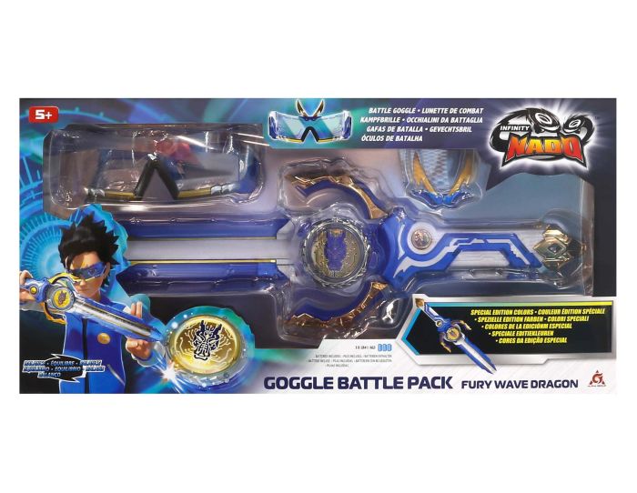 Набір Infinity Nado VI Goggle Battle Pack дзиґа та акс.
