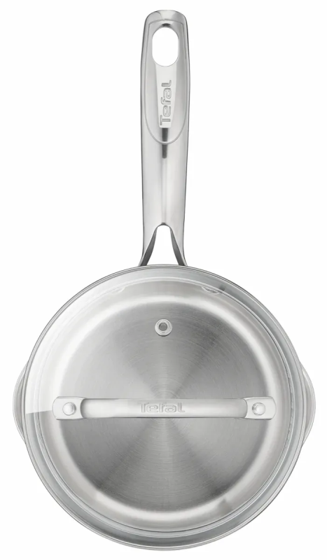 Набор посуды Tefal Duetto Plus, 10 предметов, нержавеющая сталь, стекло