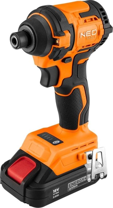Гайковерт ударний Neo Tools Energy+ 18В безщітковий 3600об/хв 300Нм 1/4" 4 швидкості 0.85кг без АКБ та ЗП