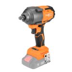 Гайковерт ударний Neo Tools Energy+ 18В безщітковий 2400об/хв 850Нм 1/2" 3 швидкості 1.8кг без АКБ та ЗП