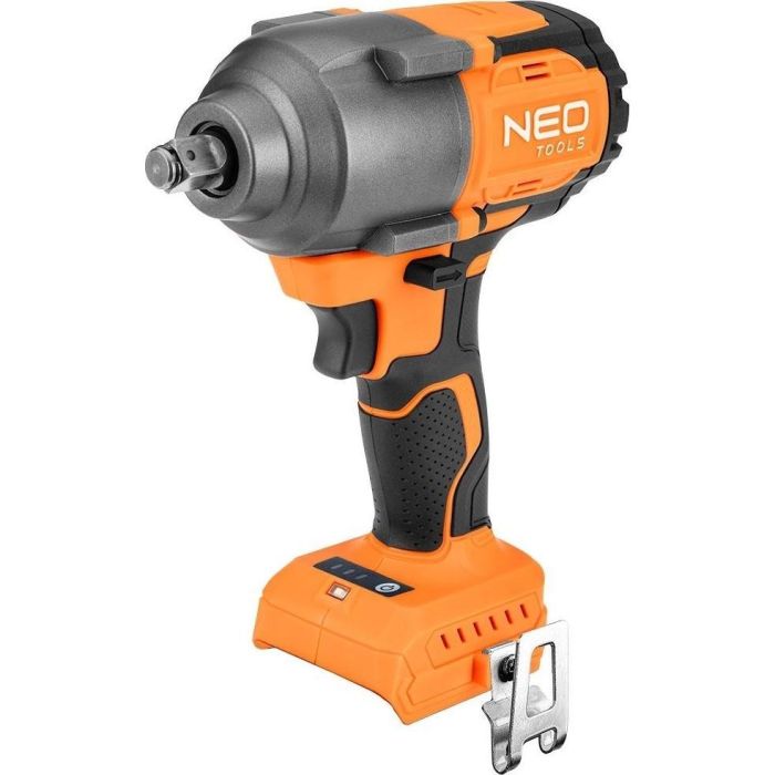 Гайковерт ударний Neo Tools Energy+ 18В безщітковий 2400об/хв 850Нм 1/2" 3 швидкості 1.8кг без АКБ та ЗП