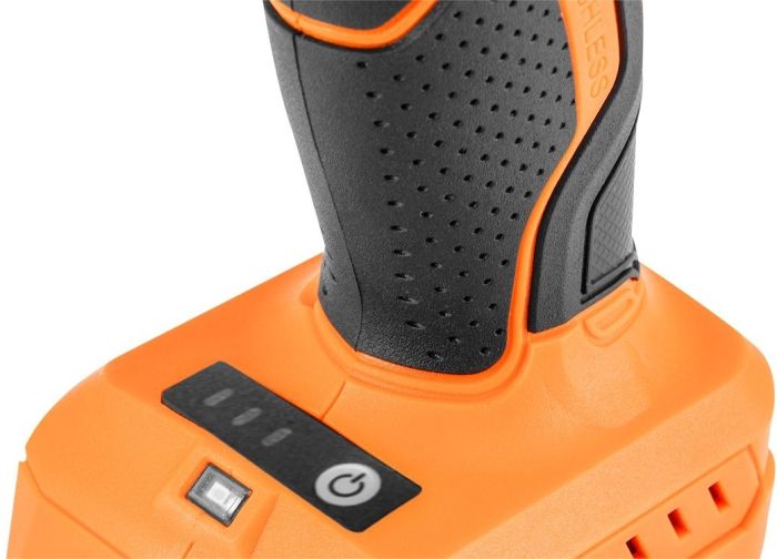 Гайковерт ударний Neo Tools Energy+ 18В безщітковий 2400об/хв 850Нм 1/2" 3 швидкості 1.8кг без АКБ та ЗП
