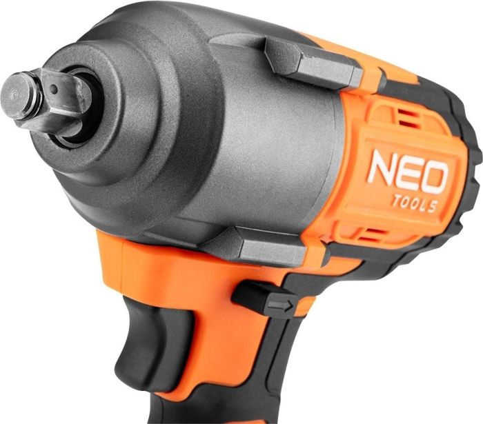 Гайковерт ударний Neo Tools Energy+ 18В безщітковий 2400об/хв 850Нм 1/2" 3 швидкості 1.8кг без АКБ та ЗП