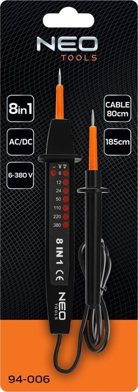 Детектор напруги Neo Tools, 12-380В, 0.052кг