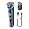 Бритва електр. Philips Series i9000 Prestige SkinIQ роторная,  бритв.головок-3, Li-Ion, сух.+влажн., триммер,индикат. заряда, тверд. чехол, синий