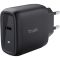 Зарядний пристрій мережевий Trust Maxo 45Вт, USB-C PD, чорний