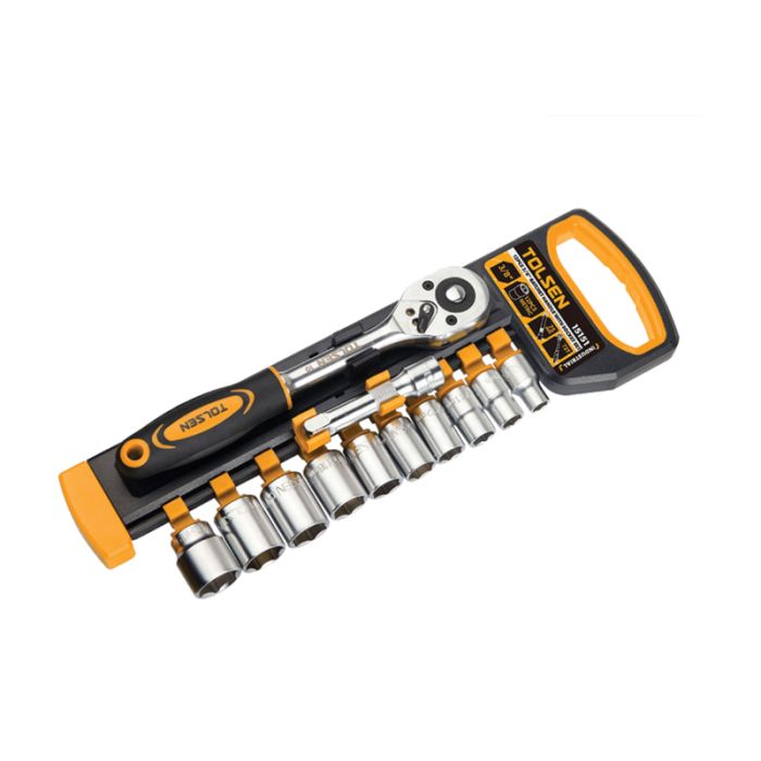 Набір торцевих головок Tolsen Профі, 3/8", 12шт, CrV