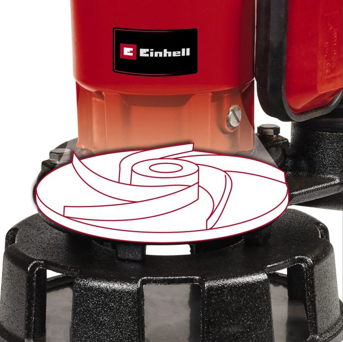 Насос дренажный Einhell GE-DP 900 Cut, 900Вт, 16000л·ч, выс. под. 11.5м, погружение 7м, 12.8кг