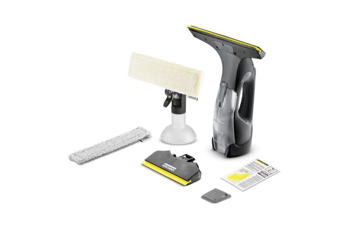 Пилосос Karcher віконний WV 5 Plus, вода -0.1л, автон. робота до 35хв, вага-0.7кг, чорний