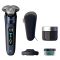 Бритва електр. Philips Series i9000 Prestige SkinIQ,  бритв.головок-3, Li-Ion, сух.+волог., індикатор заряду, твердий чохол, синій