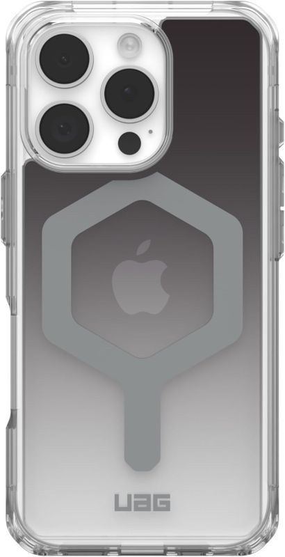 Чехол UAG для iPhone 16 Pro, Plyo Magsafe LE, Black/Clear Ombre