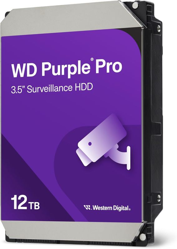 Жорсткий диск WD 12TB 3.5" 7200 512MB SATA Purple Pro Surveillance