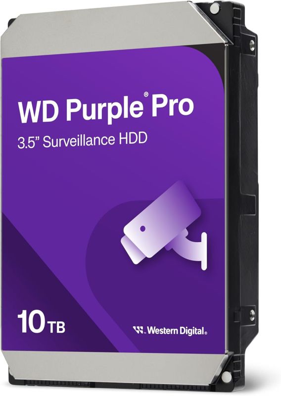 Жесткий диск WD 10TB 3.5" 7200 512MB SATA Purple Pro Surveillance