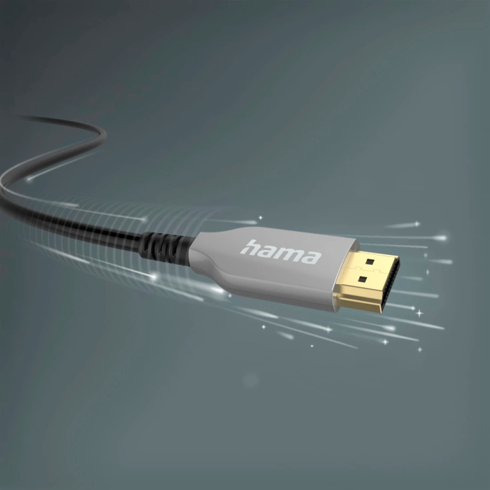 Кабель Hama HDMI (AM/AM), 10м, 4K, active, черный