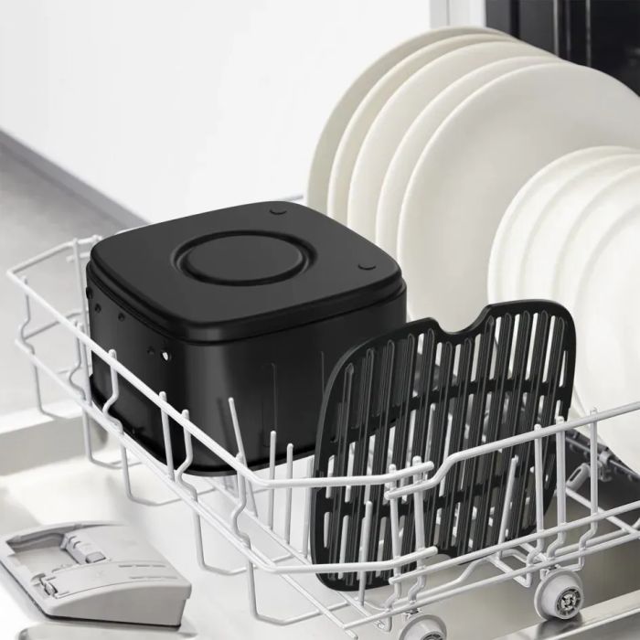 Мультипечь Tefal Easy Fry Silence, 1670Вт, чаша-5л, сенсорное управл., пластик, черный