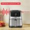 Мультипіч Tefal Easy Fry Silence, 1670Вт, чаша-5л, сенсорне керув., 10 програм, пластик, нерж. сталь-чорний