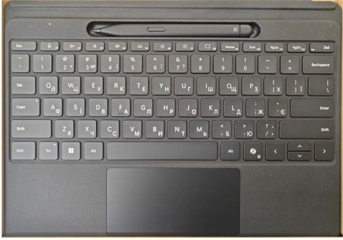 Клавиатура со стилусом для Microsoft Surface Pro черная