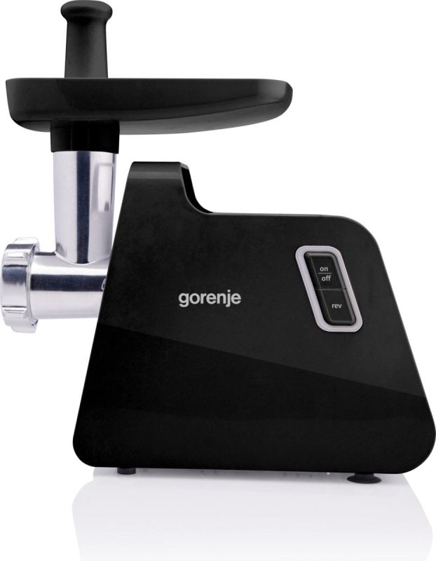 М'ясорубка Gorenje, 1700Вт, 2,3кг/хв, 2 решітки, пластик/метал, чорний