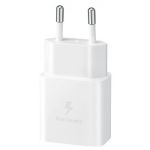 Зарядний пристрій мережевий Samsung 15Вт USB-С, білий