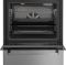 Плита Beko комби, 72л, 60x60см, дисплей, конвекция, чугун, черный