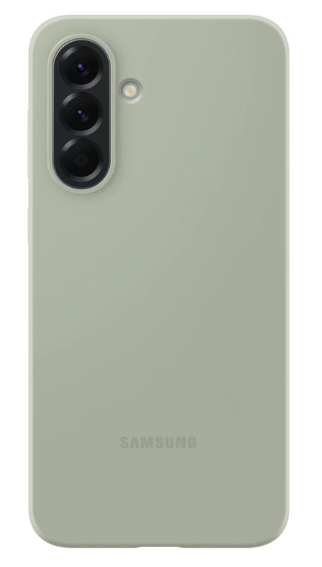 Чехол Samsung для Galaxy A56 (A566), Silicone Case, зеленый