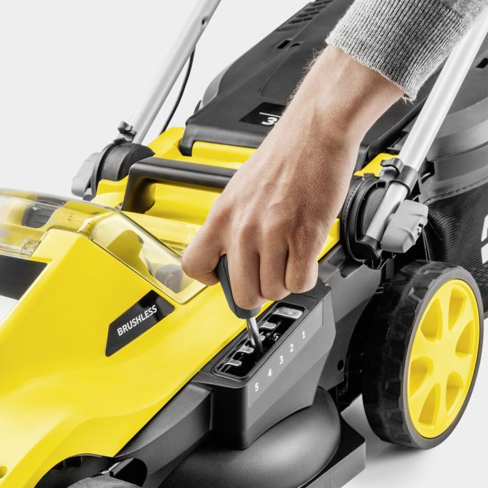 Газонокосилка аккумуляторная Karcher LMO 3-18 Battery 18В 34см 25-60мм (без АКБ и ЗУ)