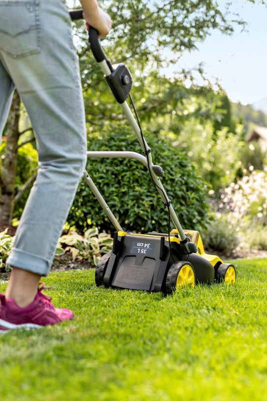 Газонокосилка аккумуляторная Karcher LMO 3-18 Battery 18В 34см 25-60мм (без АКБ и ЗУ)