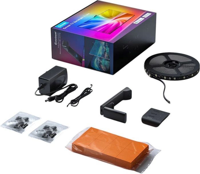 Набор адаптивной подсветки Govee H6097 TV Backlight 3 Lite 40-50', RGBICW, WI-FI/Bluetooth, чорний