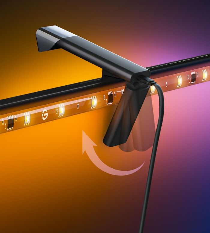 Набір адаптивного підсвічування Govee H6097 TV Backlight 3 Lite 40-50', RGBICW, WI-FI/Bluetooth, чорний
