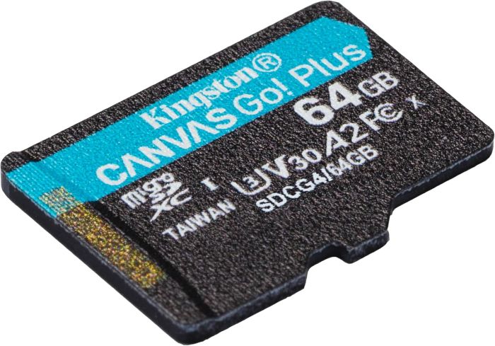 Карта памяти Kingston microSD   64GB C10 UHS-I U3 A2 V30 R200MB/s