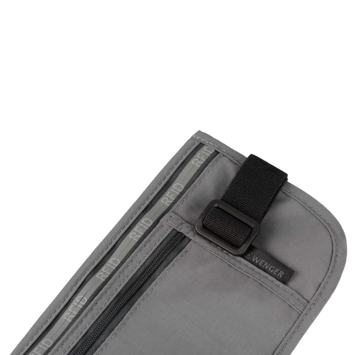 Сумка на пояс, Wenger waist belt with RFID pocket, серая