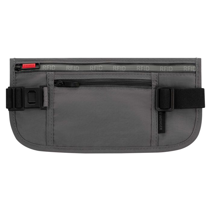 Сумка на пояс, Wenger waist belt with RFID pocket, сіра