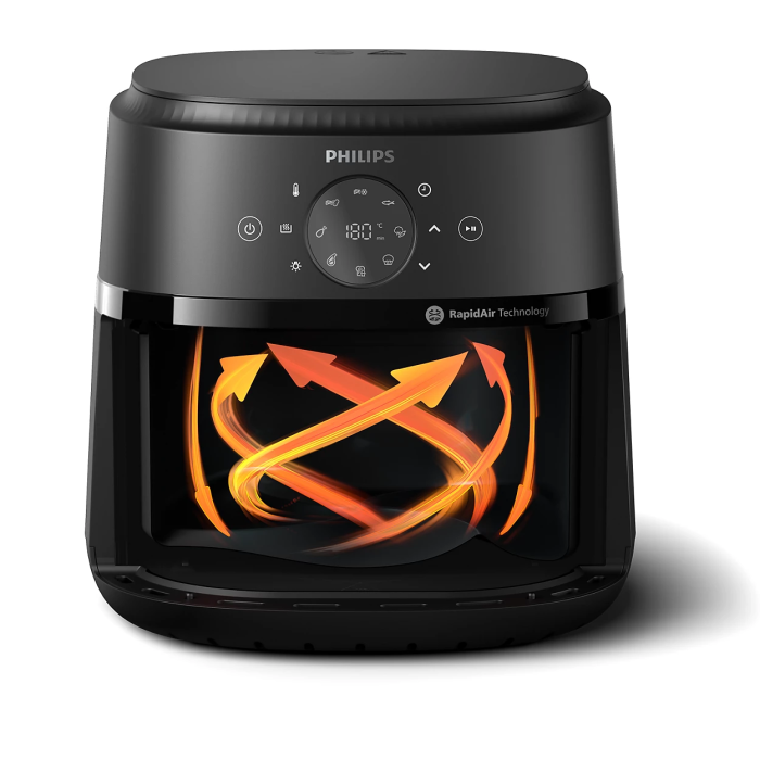 Мультипечь Philips Ovi Series 2000 1700Вт, чаша-6.2л, сенсорное управл., 13 авто. программ, пластик, чорний