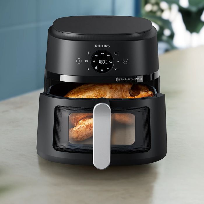 Мультипечь Philips Ovi Series 2000 1700Вт, чаша-6.2л, сенсорное управл., 13 авто. программ, пластик, чорний